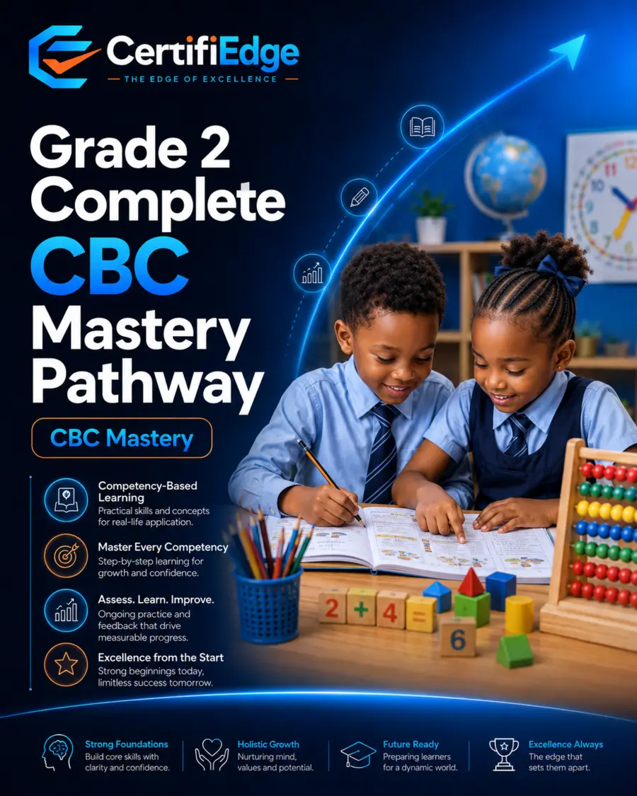 Grade 2 Complete CBC Mastery pathway cover for school learners.