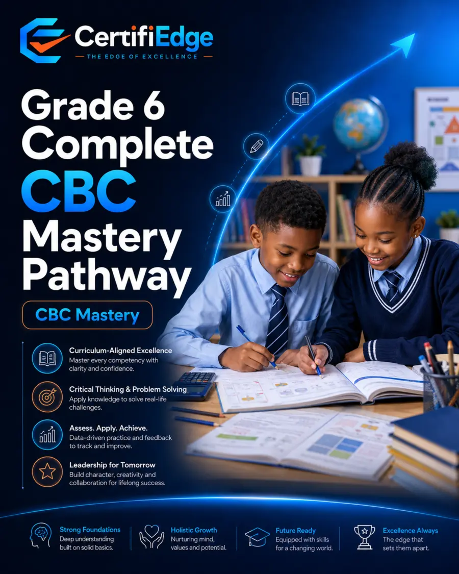 Grade 6 Complete CBC Mastery pathway cover for school learners.